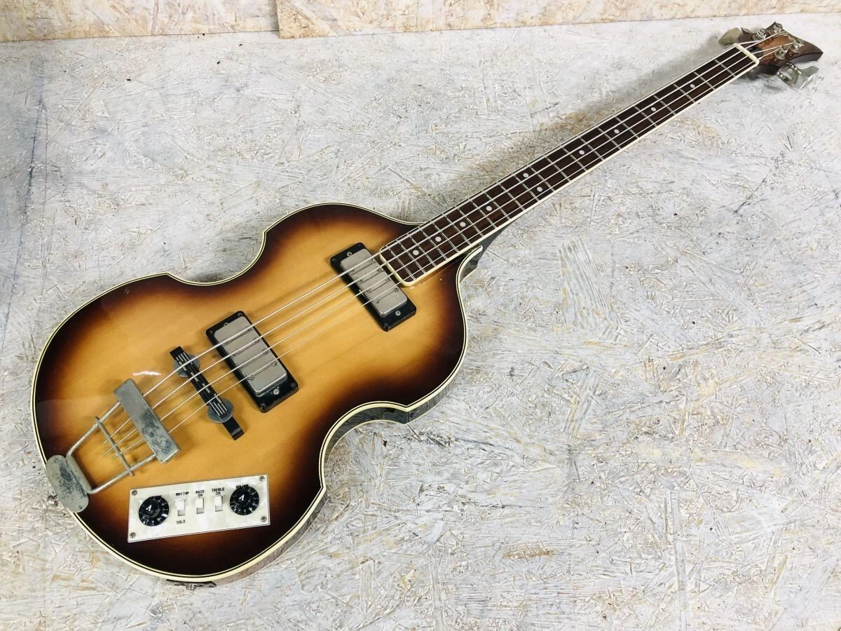 Used 80s? Greco VB Vintage Burst MIJ Violin Bass Sir Paul