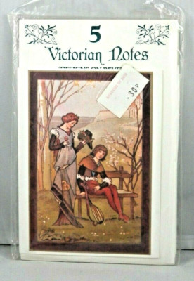 Chimera Arts VICTORIAN NOTE CARDS Made in UK with Envelopes Blank 3.5'' x 4.5''