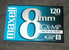 Maxwell 8mm camcorder videotape GX-MP high quality 120 minutes Brand New Sealed
