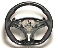 Carbon Steering Wheel Mercedes W204 C63 08~11 New Leather Amg Exchange Red Ring