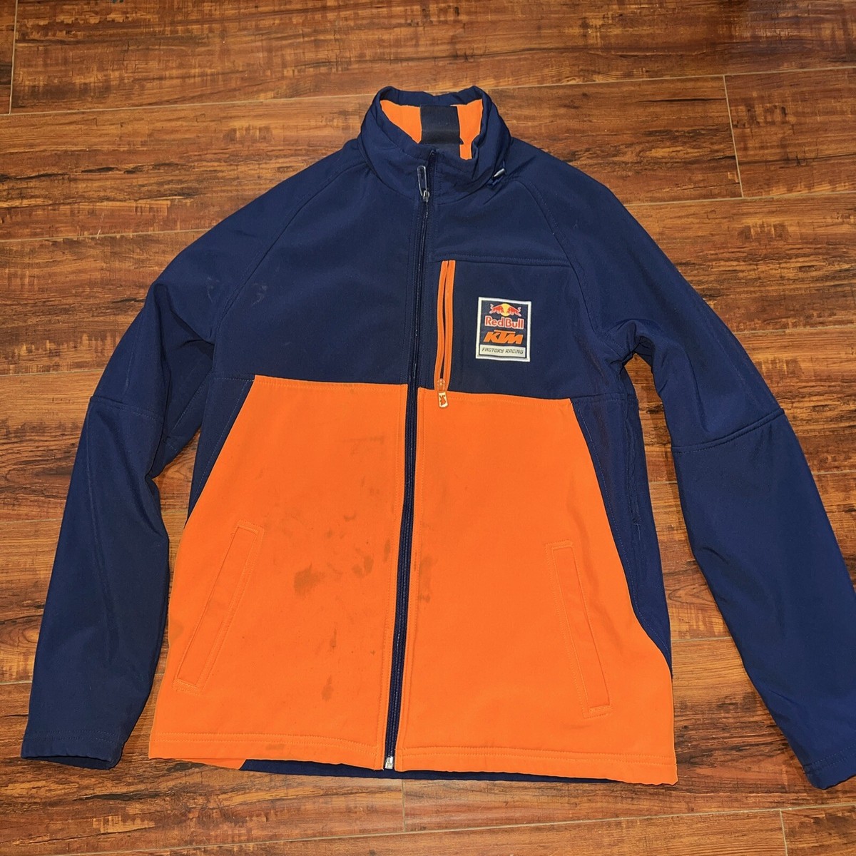 Red Bull KTM Motorcycle Racing Men’s Team Jacket Sz Medium Preowned (Read  Below)