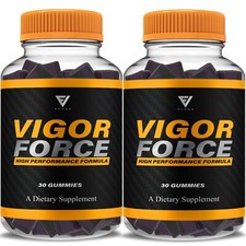  2 Pack Vigor Force Gummies, VigorForce Maximum Performance 2 Month Supply 