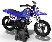 Custom graphics for Yamaha PW 50 AUSSIE style full sticker kit graphics decals