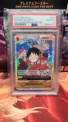 ワンピース カードゲーム ONE PIECE SET PSA 6-7-9 LUFFY 2024 One Piece Promo #006 Monkey D. Luffy Treasure Booster