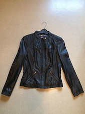 Lederjacke Street One Gr.38 Schwarz *neu*