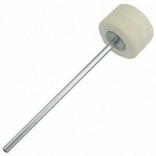 WHITE HARD FELT BASS DRUM BEATER KICK DRUM PEDAL BEATER - WFB100
