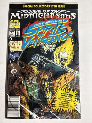 Spirits of Vengeance 1 NM Ghost Rider SEALED 1st Lilith NEWSSTAND VARIANT