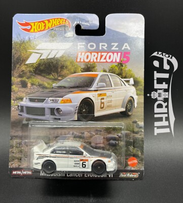 Hot Wheels 2022 Premium Forza Horizon 5 Mitsubishi Lancer Evolution VI White
