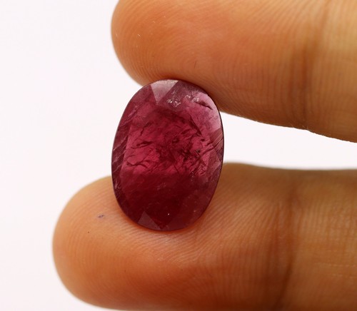 4.48 Ct Mozambique Mined Natural Loose Ruby Oval Cut 14x10 mm Red Color Gemstone - Picture 17 of 22