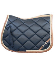 NEU HKM Lauria Garrelli Golden Gate Bit Schabracke, Pony, grau, Allzweck