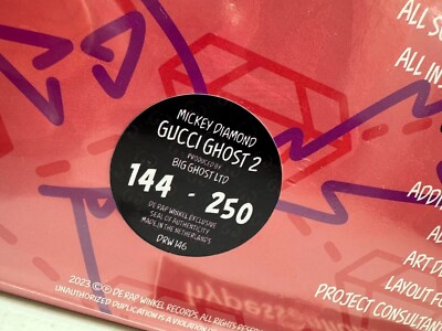 Mickey Diamond & Big Ghost Ltd - Gucci Ghost 2 LP Black Vinyl 144