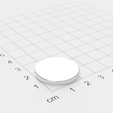 Neodym Scheibenmagnet, 25x3mm, vernickelt, Grade N45