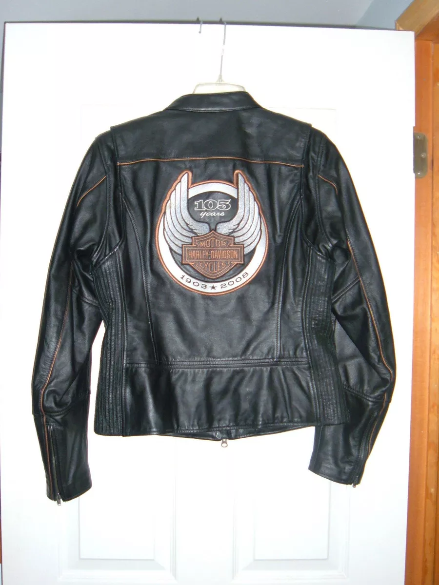 Harley davidson 105th anniversary leather best sale jacket