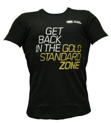 Herren Shirt  T-Shirt Optimum Nutrition Bodybuilding Kraftsport Fitness Gr. M