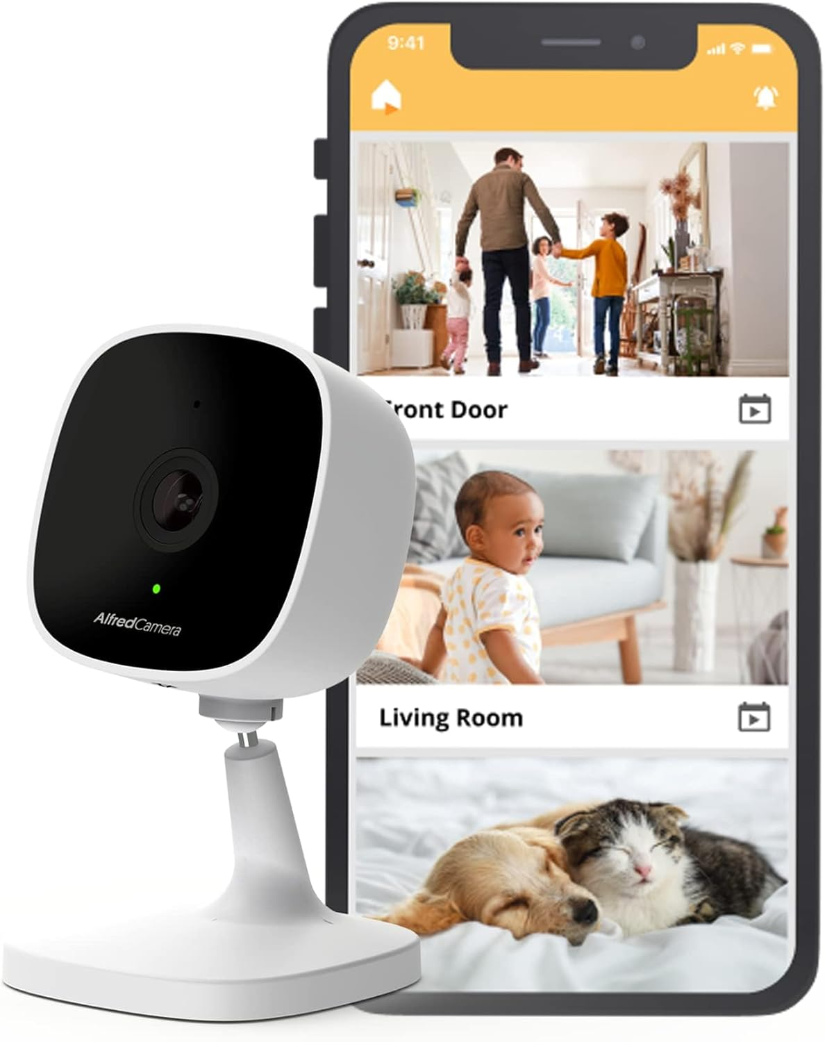 📹 Indoor 1080P FHD Wifi Security Camera 🌟 Baby/Pet Monitor with Night Vision!