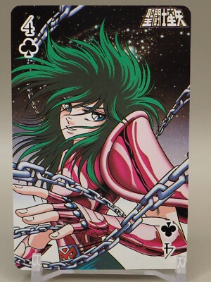 Andromeda Shun Saint Seiya Spielkarten Japanischer Kleeblatt 4 Anime B861