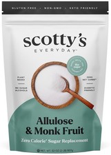 - Allulose and Monk Fruit Sugar Replacement, Zero Calorie, Non-GMO, No Erythr...
