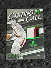 2024 NOIR Donovan Clingan SP Green Emerald RC Logo Patch Card 47/49