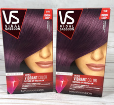Vidal Sassoon 5VR London Lilac Hair Color Dye Kit VS Pro Series 2 Pack 