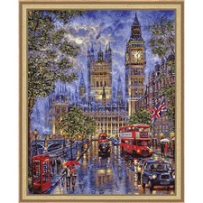 Schipper Full Moon Over London Kit Frame Paint by Number Kit