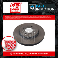 Image of 2x Brake Discs Pair Vented fits SUZUKI SWIFT 1.2 Front 2010 on 252mm Set Febi