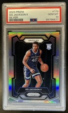 2023-24 Panini Prizm GG Jackson II RC Prizm Silver Rookie #179 Grizzlies PSA 10