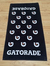 WINCRAFT GATORADE ALL OVER LOGO PRINT COTTON BLEND TENNIS GOLF TRAINING TOWEL