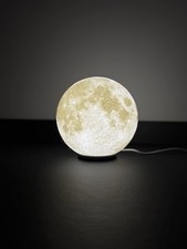 LAMPADA FORMA LUNA 3D LUCE USB NOTTE BUIO COMODINO LUCE DIMMERABILE 🌕