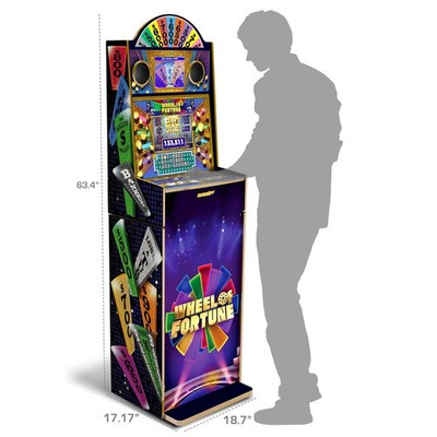5-Foot Tall Wheel of Fortune Tall Stand up Cabinet Video Arcade Games