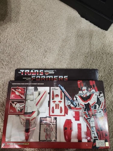 Vintage 1985 G1 Transformers Jetfire with Box