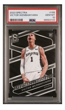 2023-24 Panini Spectra - Spectacular Debut Victor Wembanyama RC Spurs PSA 10🔥