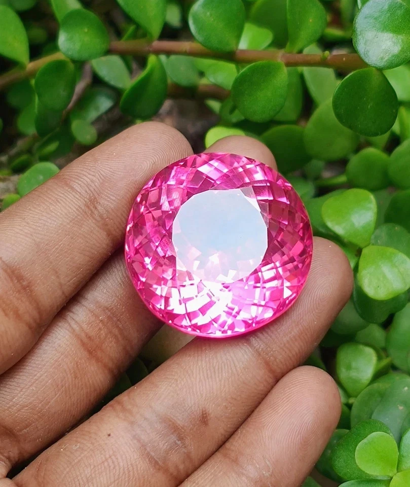 Massive 166 Carat Mogok Ruby Round Cut Certified Natural Pink Gemstone - Image 2 of 4