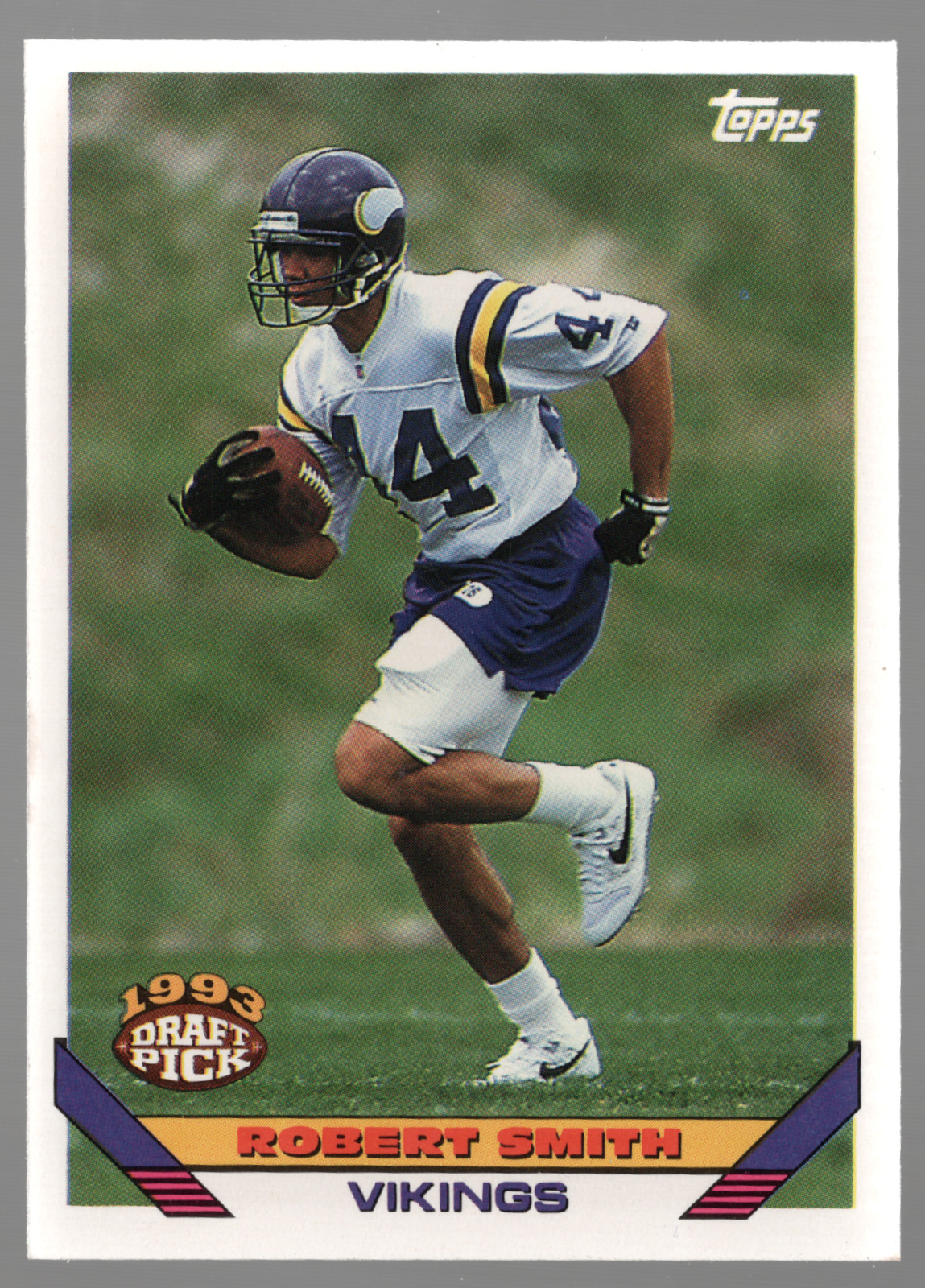 1993 Topps Robert Smith RC #259 Minnesota Vikings Rookie