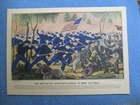 1960 Currier & Ives Civil War Print - Battle of Spottsylvania, Virginia, 1862