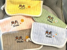 5 Pack Baby Washcloths soft 18"x9.5" Face Towels Bath Wipes Burp Rags Microfiber