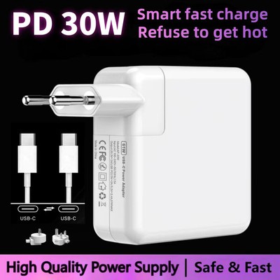 30W PD Typ-C Notebook Laptops Netzteil USB-C Schnellladegerät für MacBook Air 