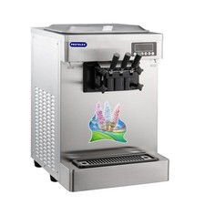 Protelex Tischmaschine Softeismaschine  Frozen Yogurt  Maschine ICM-908 2400W
