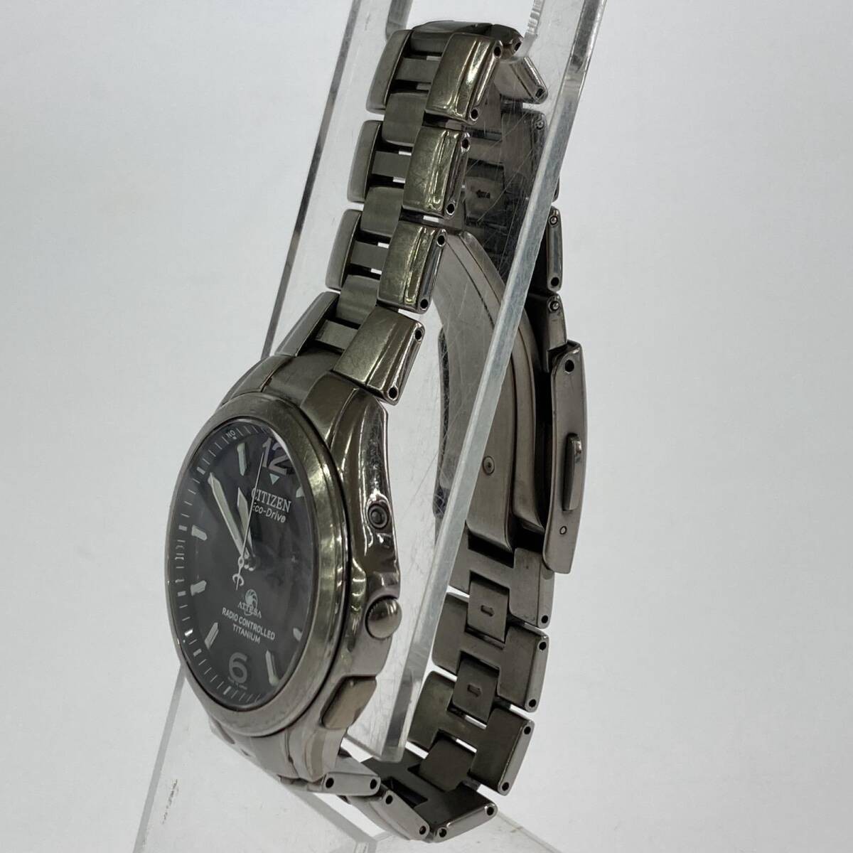稼働品／CITIZEN ATTESA Eco-Drive H410 アテッサ 稼働品】CITIZEN/シチズン アテッサ H410 電波ソーラー シルバー