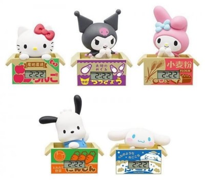 Kitan Club Character Cardboard Watch Full Set of 5 Capsule Gashapon Toys