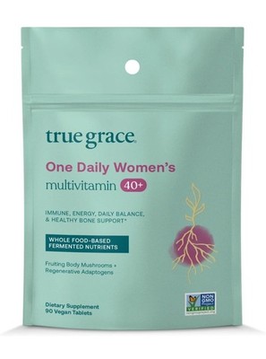 True Grace One Daily 90 Women s Multivitamin 40+ Fermented Minerals, Adaptogens