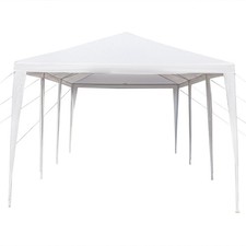 3 9m 7-Sided Iron PE Cloth Spiral Pipe Pergola