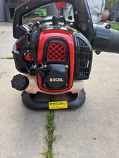Excel Petrol Handheld Leaf Blower with Collection Bag, Black/Red