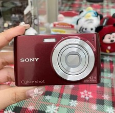 Sony Cyber-Shot DSC-W510 Digital Camera 12.1MP 4x Zoom English Red W/Charger