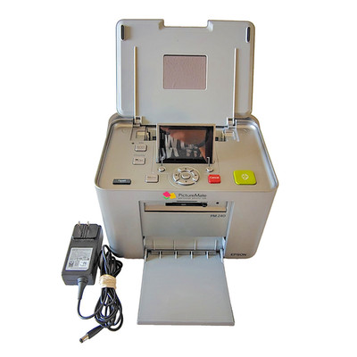 Epson PictureMate PM240 Personal Photo Lab Printer - Pre-owned Powers On PARTS