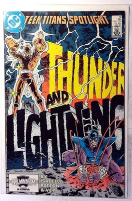 Teen Titans Spotlight Thunder Lightning #16 1987 DC Comics 1st Print Comic Book