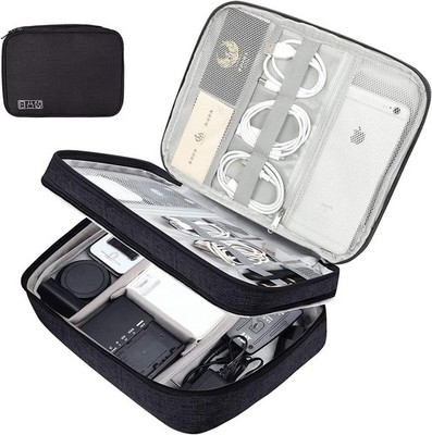 Elektronische Organizer Tasche , Universal Carry Travel Gadget Bag, Double