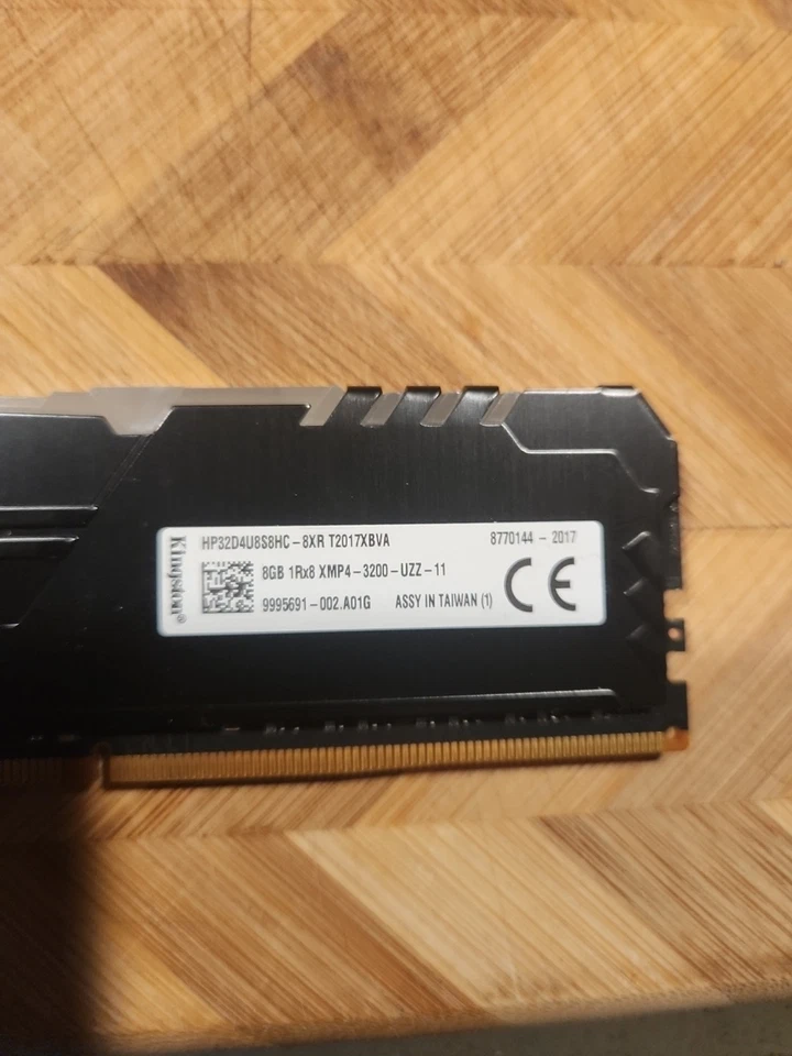 HpHyperX Fury DDR4 RAM Memory Module 8GB 3200MHz - Image 2 of 2