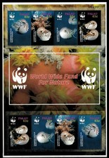Palau 2006 - WWF Nautilus - Sheet of 8 Stamps - Scott #853E - MNH