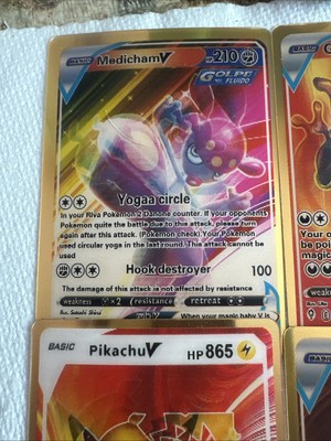 Pokmon 3D Gold Fan Art 4 cards LotNM | eBay