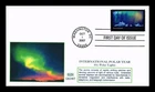 DR JIM STAMPS US COVER AURORA AUSTRALIS POLAR LIGHTS FDC GLEN CACHET